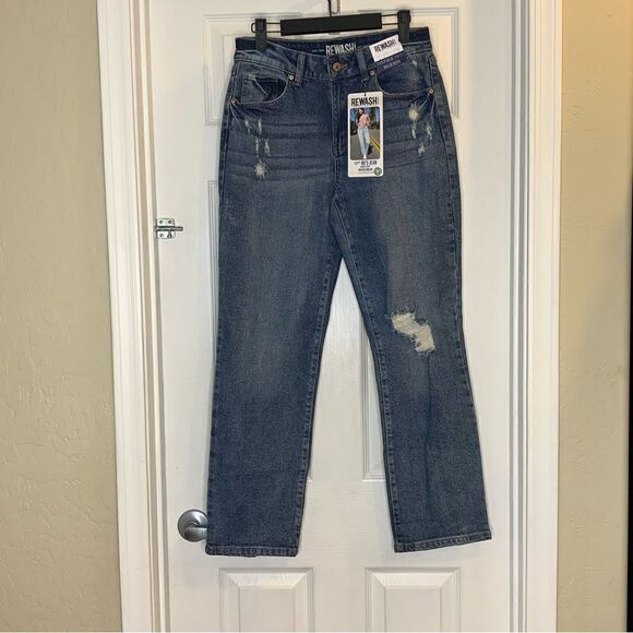 Rewash 90s Jean High Rise Distressed Size 26 - Picture 1 of 11